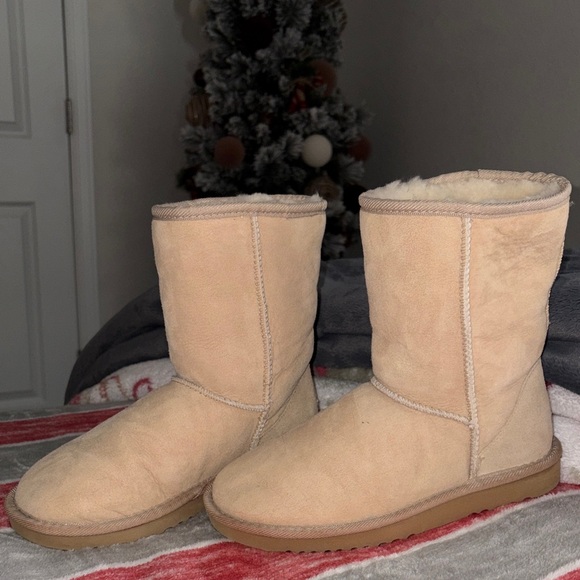 UGG Shoes - Ugg Classic Tan Shearling Lined Boots
